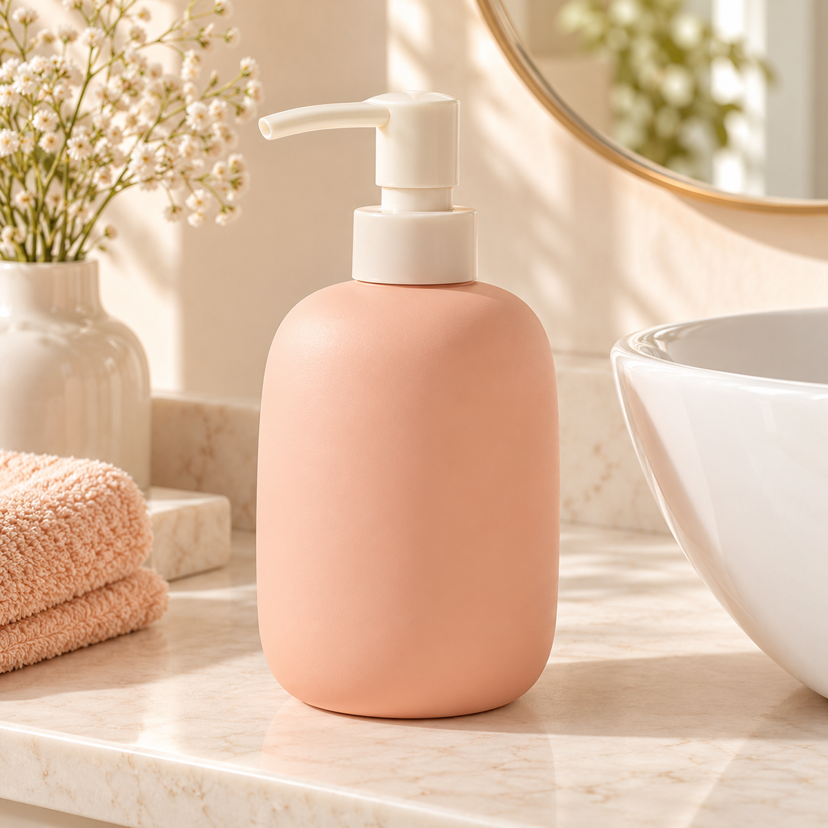 xezvynuq Peach Liquid Soap Dispenser — main product photo