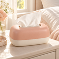 xezvynuq Peach & Ivory Tissue Holder — main product photo